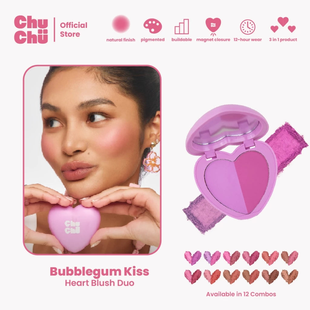 Chu Chu Beauty Heart Blush Duo (PRE-ORDER)