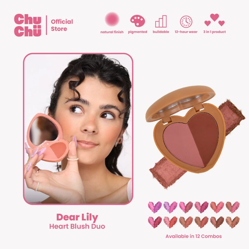 Chu Chu Beauty Heart Blush Duo (PRE-ORDER)