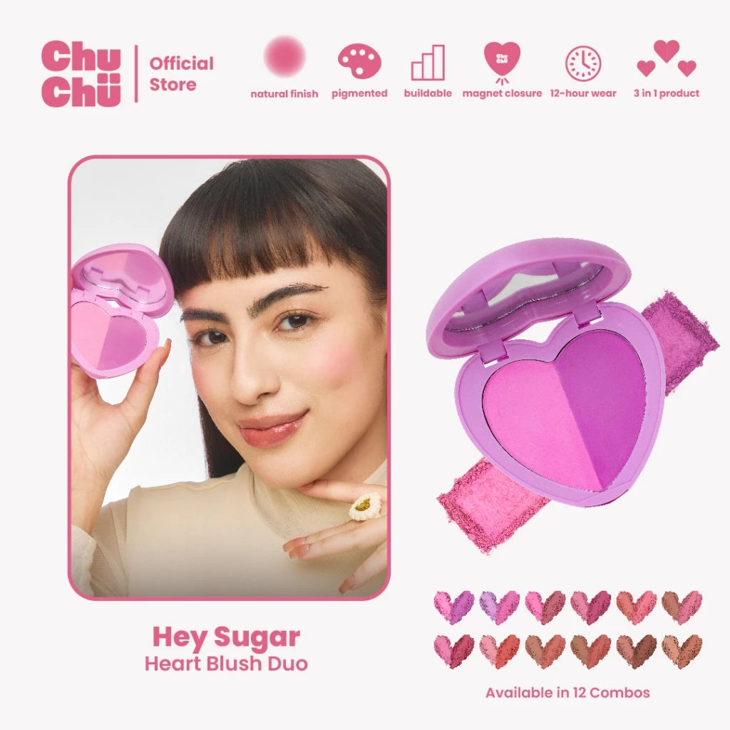 Chu Chu Beauty Heart Blush Duo (PRE-ORDER)