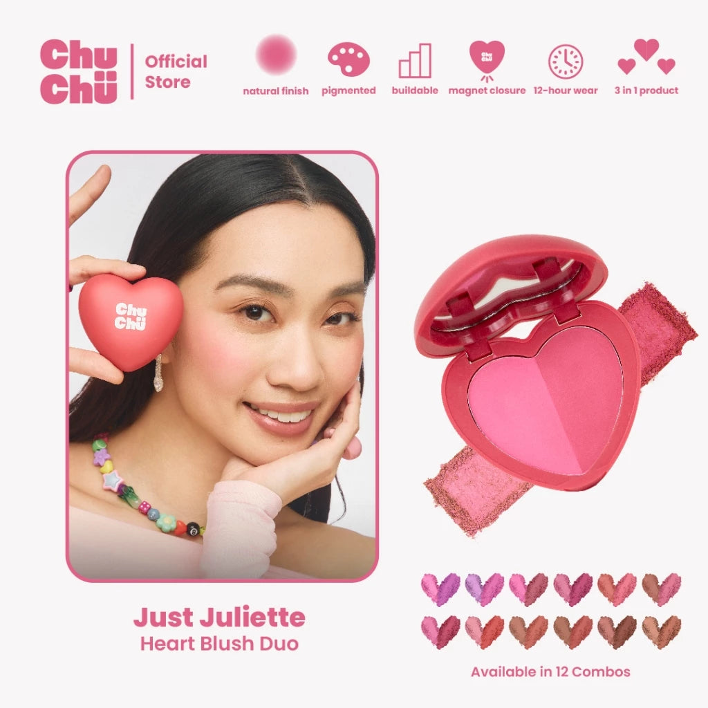 Chu Chu Beauty Heart Blush Duo (PRE-ORDER)