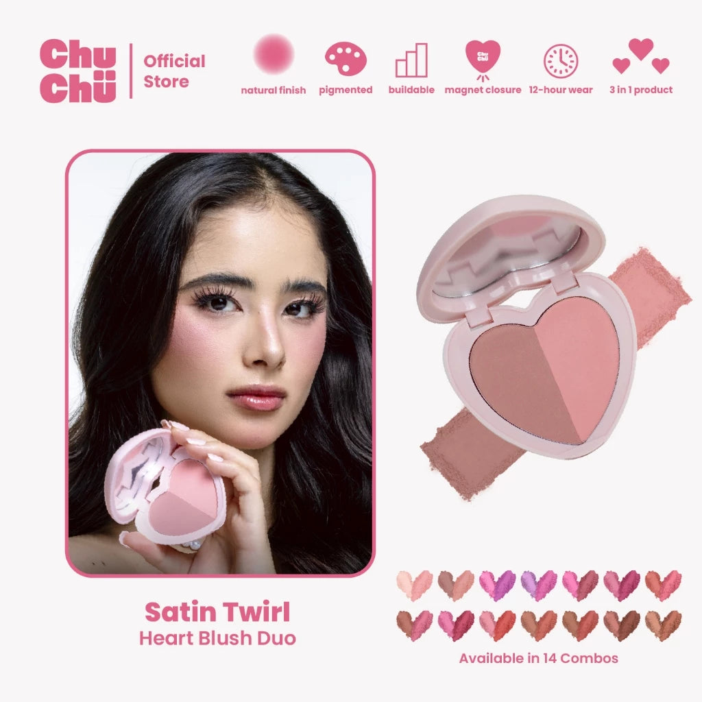 Chu Chu Beauty Heart Blush Duo (PRE-ORDER)