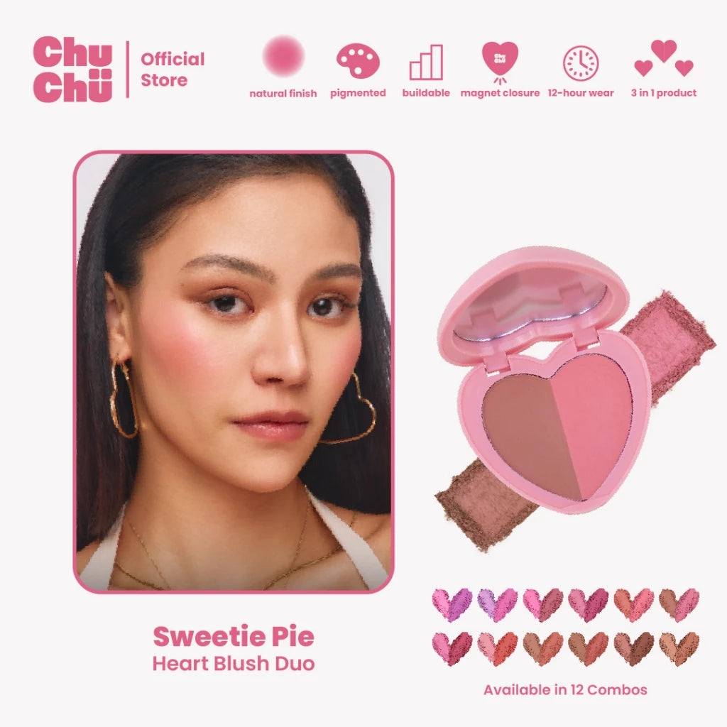 Chu Chu Beauty Heart Blush Duo (PRE-ORDER)